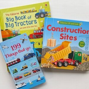 Usborne Vehicle Book Bundle